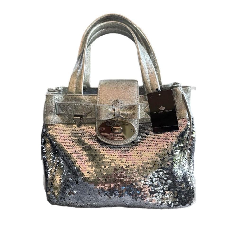 Brighton My Flat In London, Luxeton Purse Silver Sequins